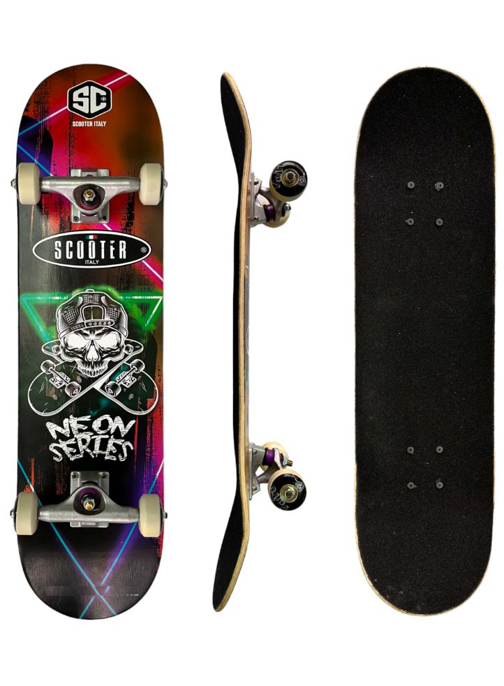 Skate Profesional Scooter Italy Maple Canadiense Truck Aluminio – Neon VERDE