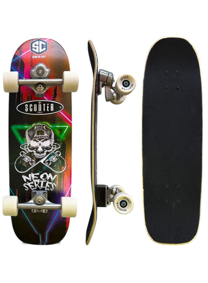 Surfskate Scooter Italy Tabla Maple Truck Meraki Profesional – NEON Verde